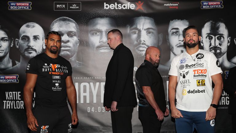 David Haye and Tony Bellew press conference