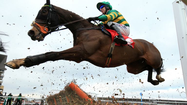 Jezki ridden by Robbie Power during the Sun Bets Stayers' Hurdle at Cheltenham Festival