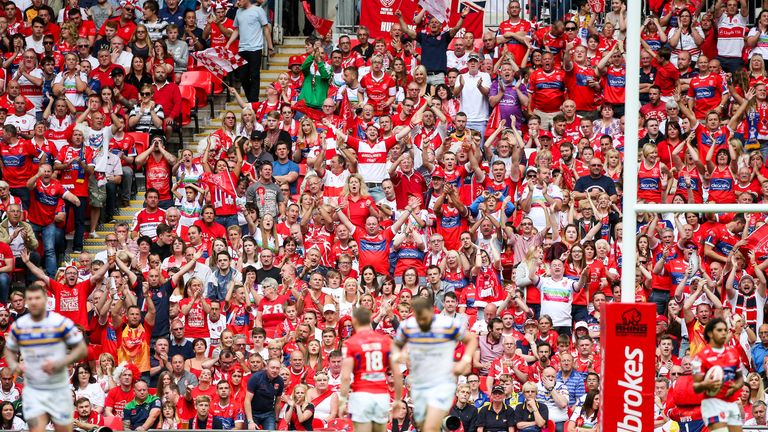 29/08/2015 - Rugby League - Ladbrokes Challenge Cup Final - Hull KR v Leeds Rhinos - Wembley Stadium, London, England