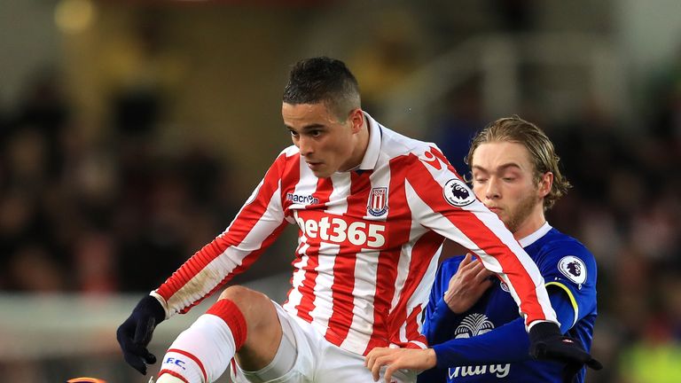 Ibrahim Afellay has played in nine Premier League games this season