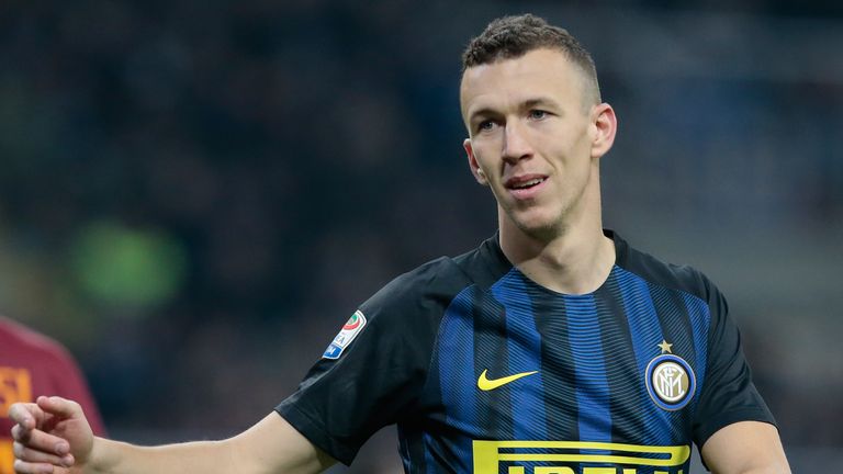 Ivan Perisic of FC Internazionale Milano gestures during the Serie A match between FC Internazionale and AS Roma