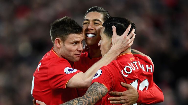 Liverpool beat Arsenal 3-1 at Anfield to go third in the Premier League table