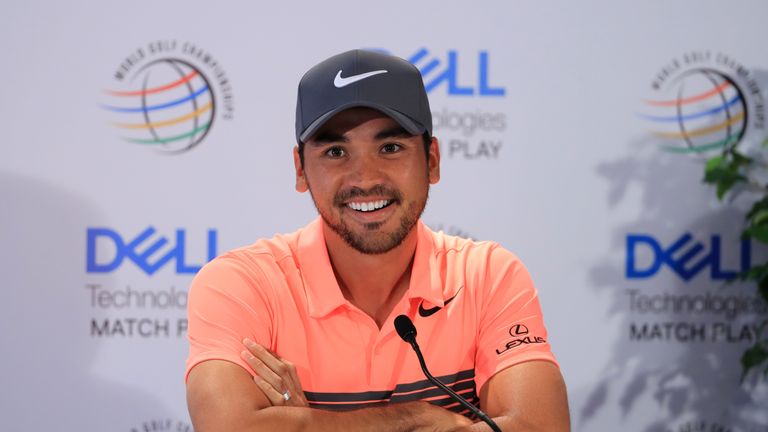 Jason Day in a press conference ahead of the WGC Dell Match Play at Austin Country Club