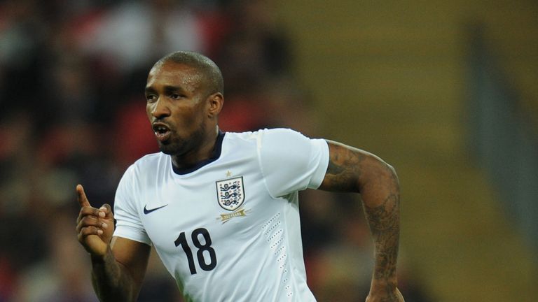 LONDON, ENGLAND - MAY 29:  Jermain Defoe of England in action during the International Friendly match between England and the Republic of Ireland at Wemble