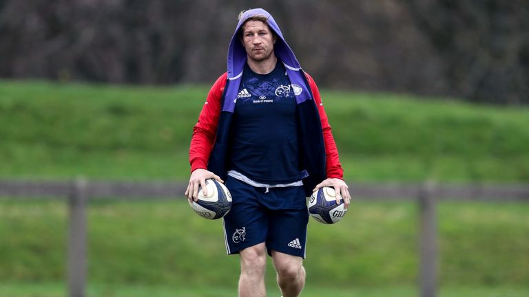 Munster's scrum coach Jerry Flannery