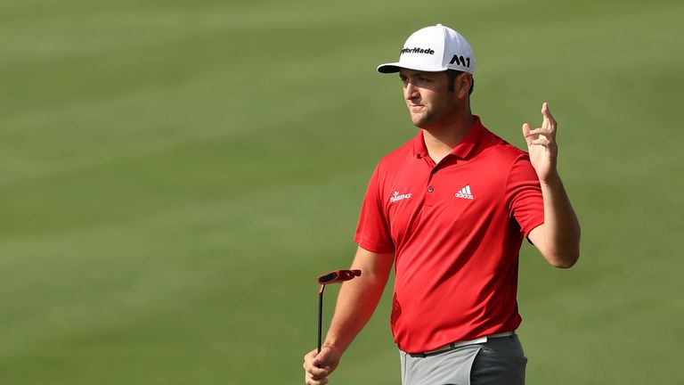 Jon Rahm during the semifinals of the World Golf Championships-Dell Technologies Match Play