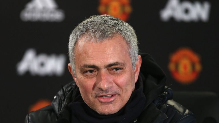 Jose Mourinho was in high spirits when he met the press on Friday