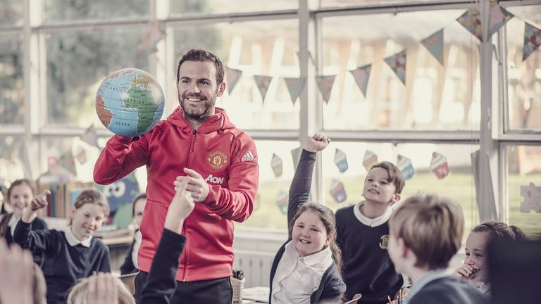 Manchester United's Juan Mata is fully behind the scheme