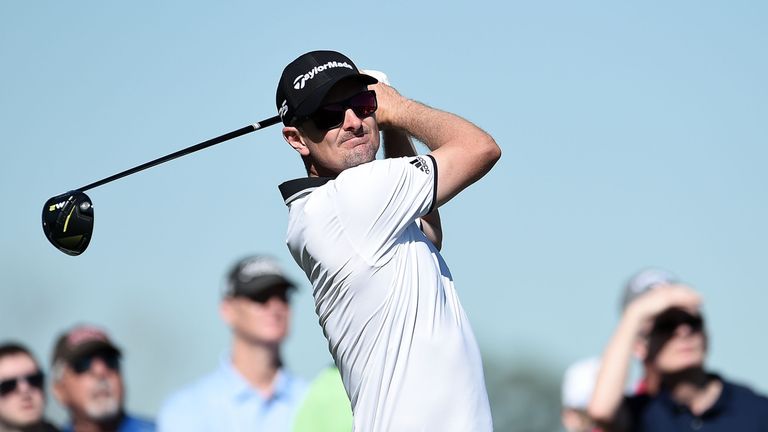 Justin Rose during the second round of the Shell Houston Open