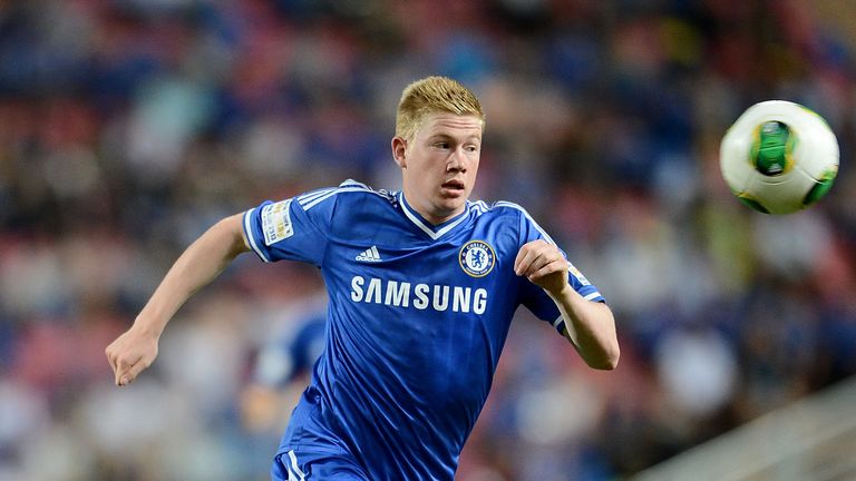 BANGKOK, THAILAND - JULY 17: Kevin De Bruyne of Chelsea FC running to the ball during the international friendly match between Chelsea FC and the Singha Th