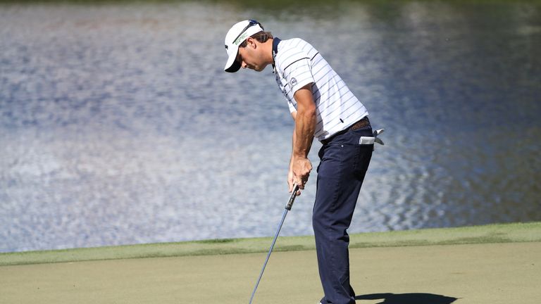 ORLANDO, FL - MARCH 19:  Kevin Kisner of the United States putts on the eighth green during the final round of the Arnold Palmer Invitational Presented By 