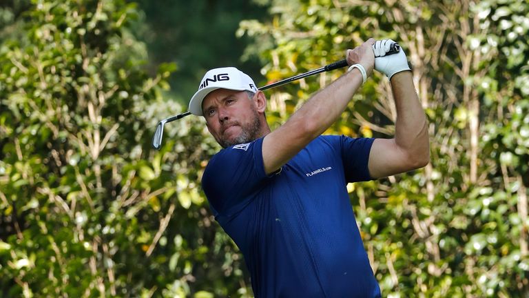 Lee Westwood during the first round of the WGC-Mexico Championship