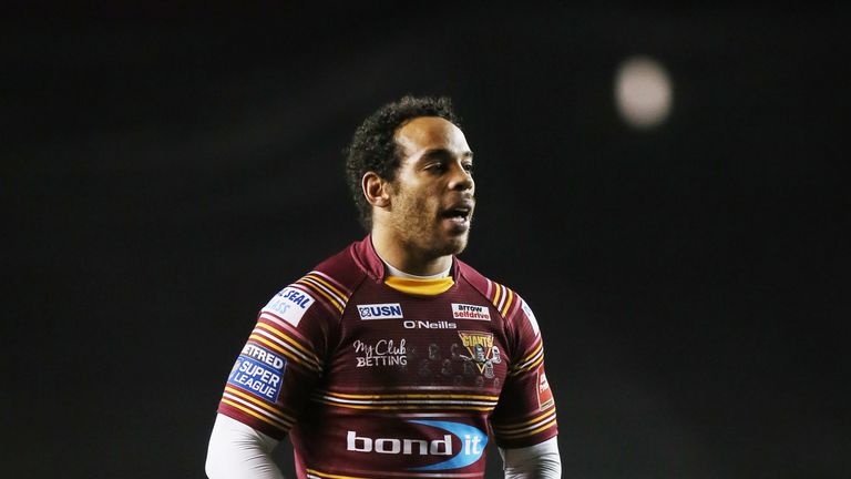 10/02/2017 - Rugby League - Betfred Super League - Widnes Vikings v Huddersfield Giants - Select Security Stadium - Leroy Cudjoe of Huddersfield