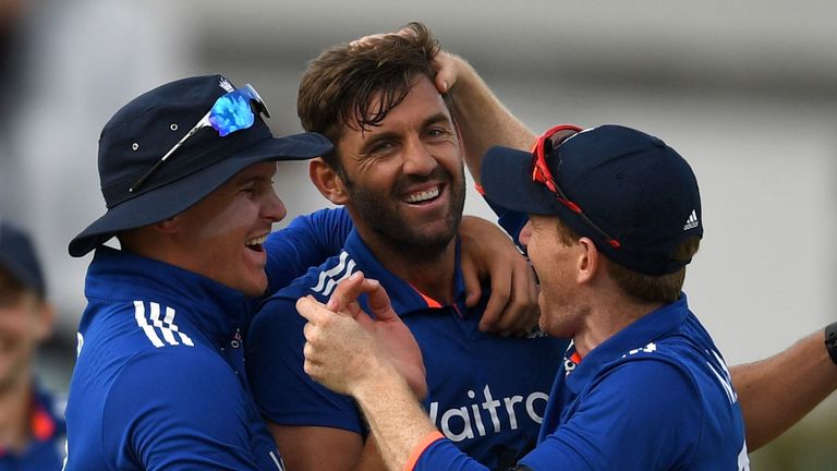 Would Liam Plunkett (centre) make your England XI for the ICC Champions Trophy?