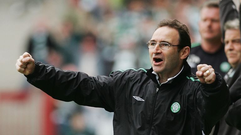 Celtic won the treble under Martin O'Neill and could do so again under Brendan Rodgers this season