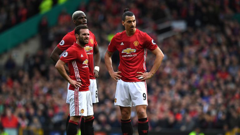 Juan Mata (front left) says Manchester United let two points slip away against Bournemouth