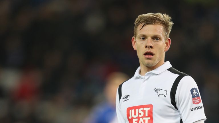  Matej Vydra of Derby County