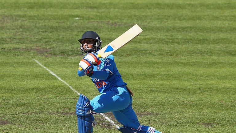 Mithali Raj of India bats during game two of the women's one day international series between Australia and India