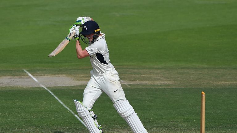 Nick Gubbins made 52 in Middlesex's second innings in the Champion County match