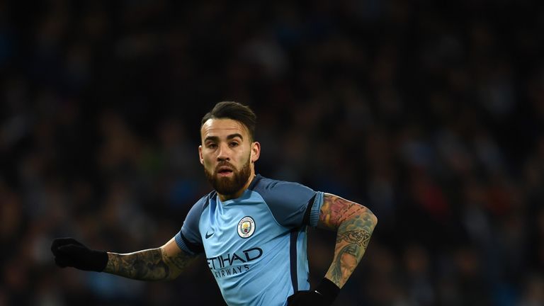 Nicolas Otamendi's Man City hold a two-goal advantage