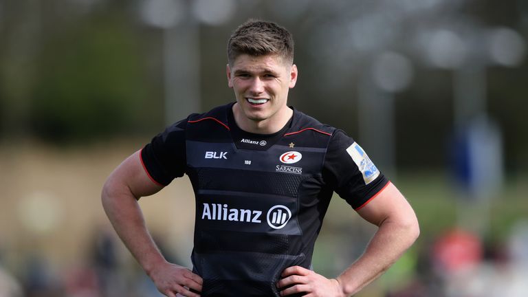 Owen Farrell says there is room for improvement at Saracens 