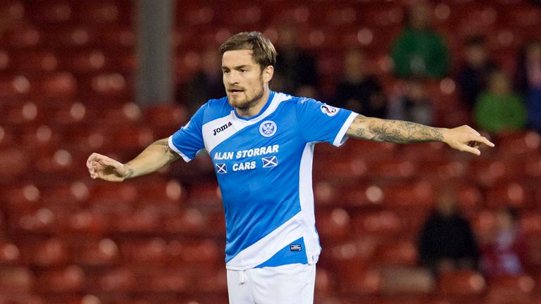 Paul Paton in action for St Johnstone