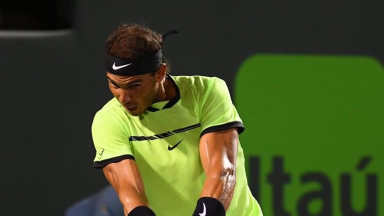 Rafael Nadal is one game away from another meeting with Roger Federer 