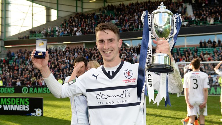 Grant Anderson was part of the Raith Rovers team who were victorious against Rangers in the 2014 Scottish Challenge Cup final AET. 