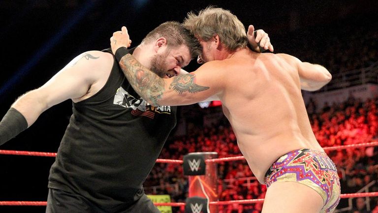 Kevin Owens and United States Champion Chris Jericho 