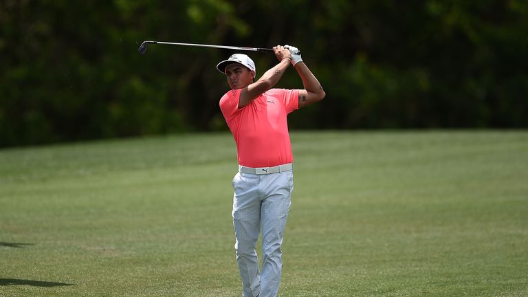 Rickie Fowler during the first round of the Shell Houston Open at the Golf Club of Houston 