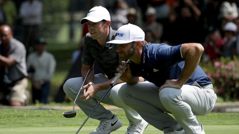 Rory McIlroy and Dustin Johnson: WGC-Mexico Championship R4