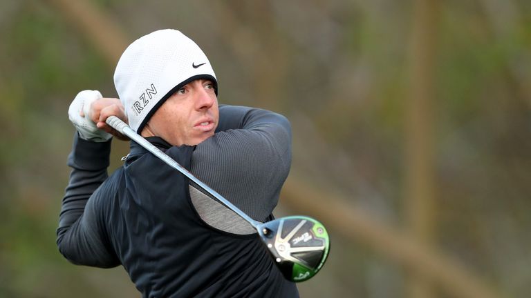 Rory McIlroy played a round and a half at Augusta on Sunday