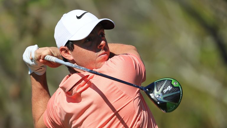 ORLANDO, FL - MARCH 18:  Rory McIlroy of Northern Ireland plays his shot from the third tee during the third round of the Arnold Palmer Invitational Presen