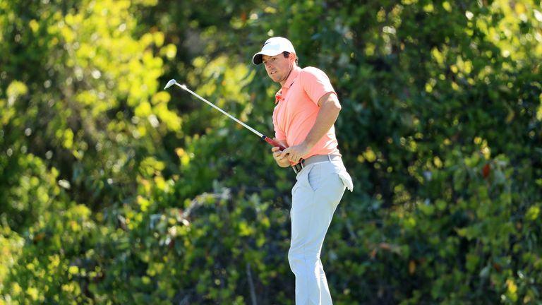 ORLANDO, FL - MARCH 18:  Rory McIlroy of Northern Ireland putts on the sixth green during the third round of the Arnold Palmer Invitational Presented By Ma