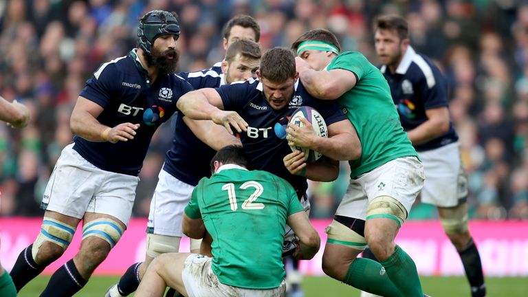 Scotland's Ross Ford during the RBS 6 Nations match at BT Murrayfield Stadium, Edinburgh.