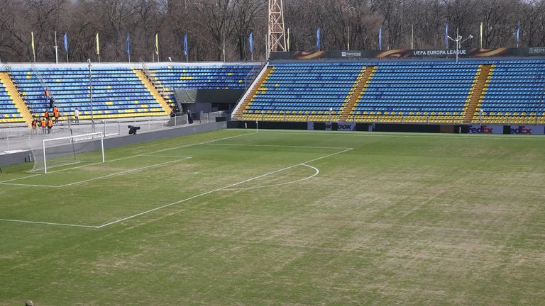 A general view of the pitch at Rostov