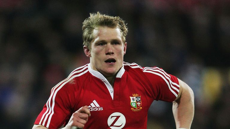 Josh Lewsey in action during the 2005 Lions series