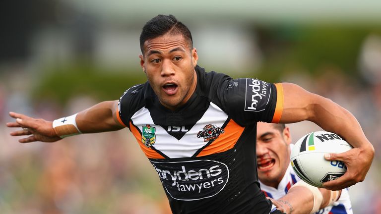 Wests Tigers centre Tim Simona