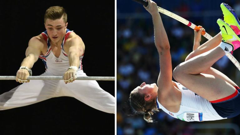 Sam Oldham and Holly Bradshaw have been supported by Sky since London 2012