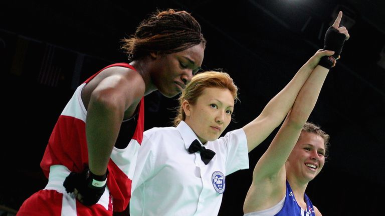 Savannah Marshall beat Claressa Shields in the women's 75kg at the 2012 world championships