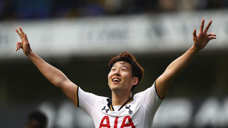Heung-Min Son scored a hat-trick for Spurs against Millwall