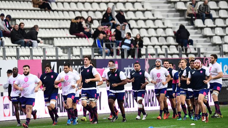 Stade Francais players have gone on strike following plans to merge witg Racing 92