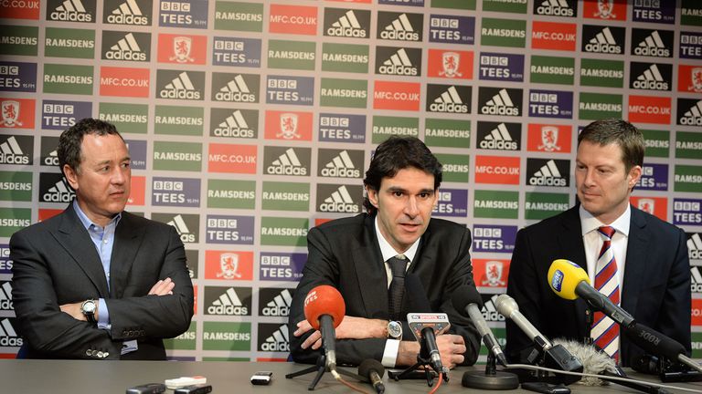 Middlesbrough boss Aitor Karanka says he is not concerned about the security of his job under chairman Steve Gibson