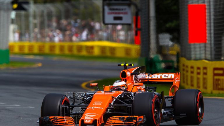 Stoffel Vandoorne during Australian GP practice