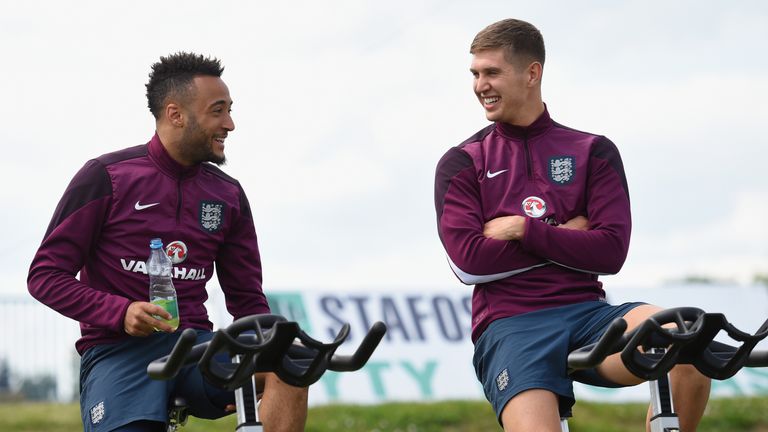 Stones has been reunited with former U21 team-mates Nathan Redmond and James Ward-Prowse in the senior squad