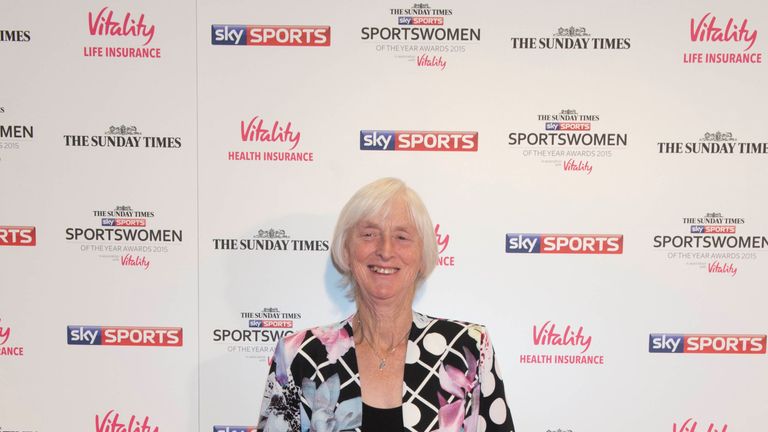 Baroness Sue Campbell attends the The Sunday Times and Sky Sports Sportswomen of the Year Awards