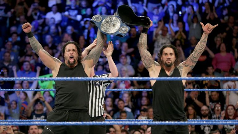 The Usos win Smakdown tag-team titles