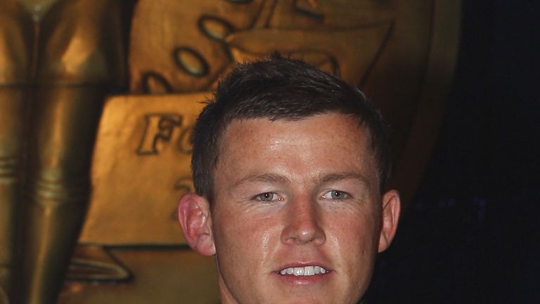 SYDNEY, AUSTRALIA - SEPTEMBER 07:  Todd Carney  poses with the Dally M medal at the 2010 Dally M Awards at the State Theatre on September 7, 2010