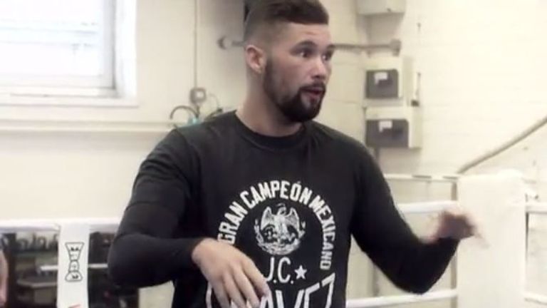 Tony Bellew put Jamie Carragher through his paces for Soccer AM