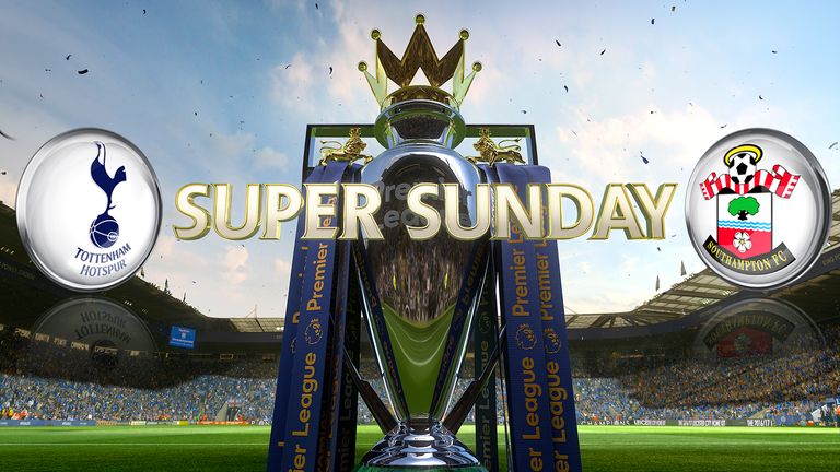 Watch Tottenham face Southampton live on Super Sunday from 1pm on SS1 